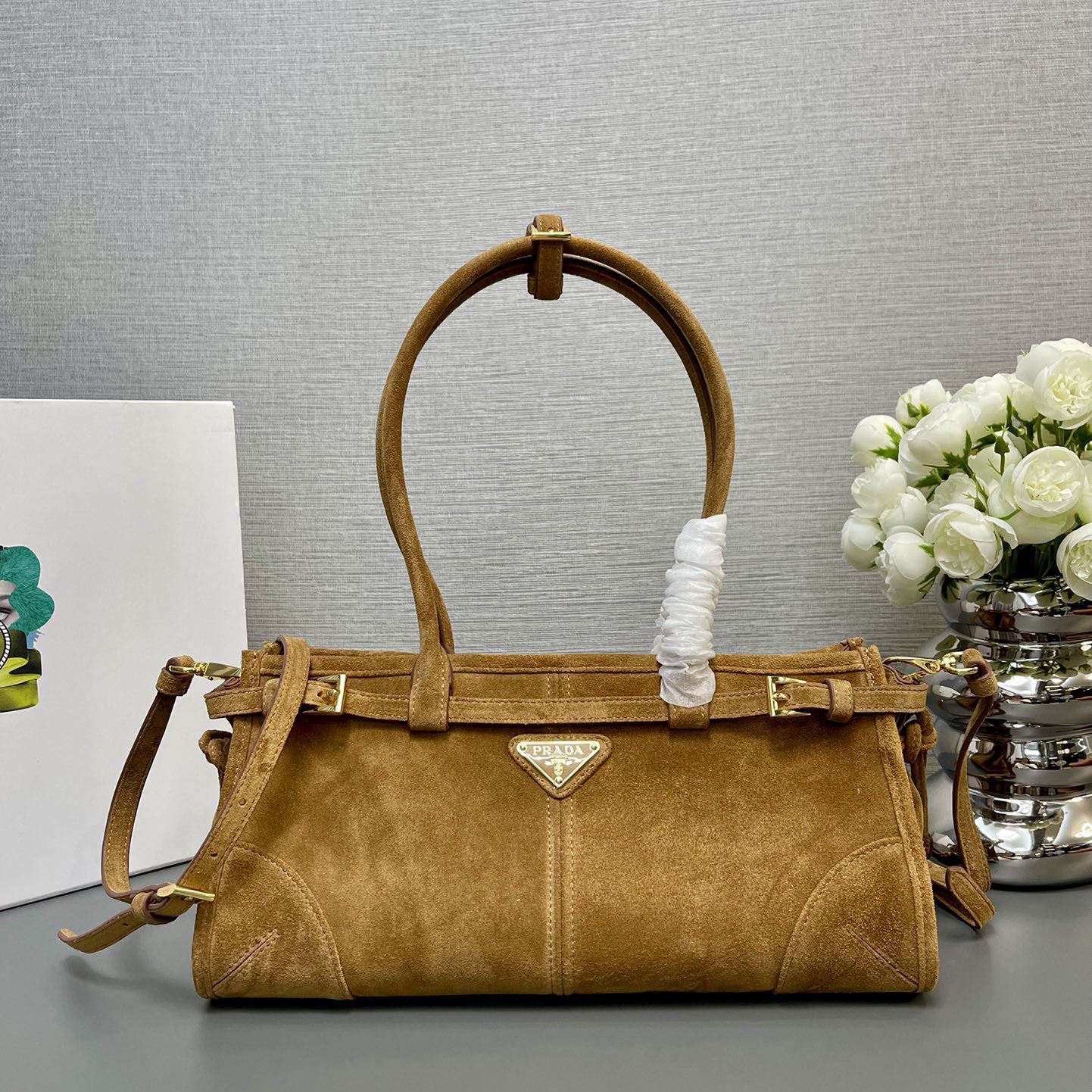Pra*a top handle bags
